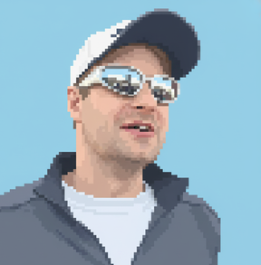 Pixel portrait of Alastair Punler